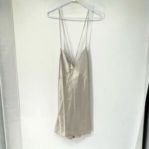 Amavi by Grace Loves Lace NWT Satin slip mini Dress women’s small